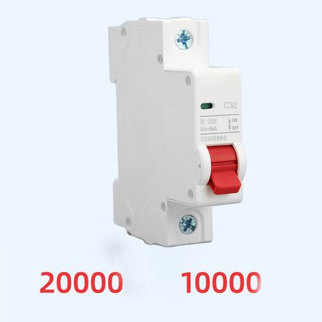 Le nouveau disjoncteur DZ47s-63Z C32 1P CC est un disjoncteur miniature 250 V 32 A destiné aux systèmes photovoltaïques. Il se monte sur rail DIN et possède un pouvoir de coupure basse tension de 6 00 (1/5)