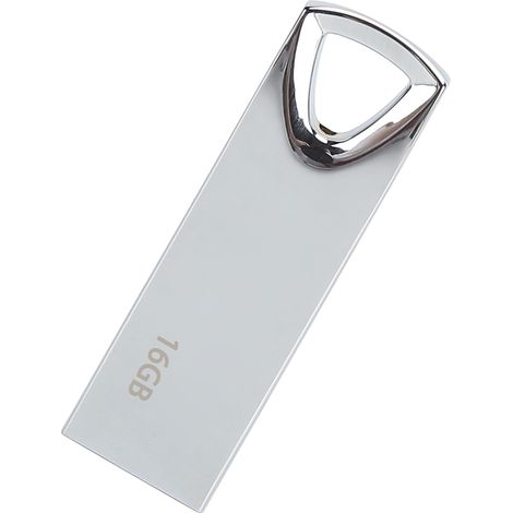 Clé USB LAMYOO S026, boîtier métallique, portable, USB 2.0, stockage de données pour ordinateur et téléphone portable, 16 Go (1/5)