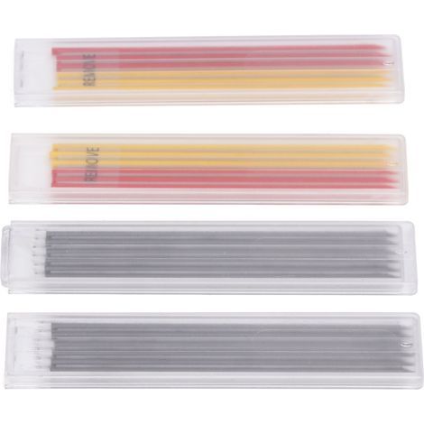 24pcs Carpenter pencil refill red yellow black marking tool kit for woodworking (1/5)