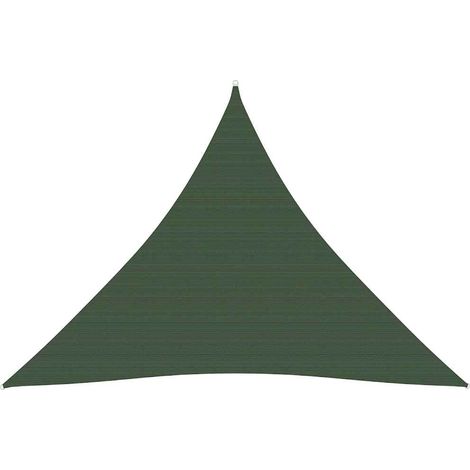 vidaXL Voile d'ombrage 160 g/m² Vert foncé 5x5x5 m PEHD (1/5)