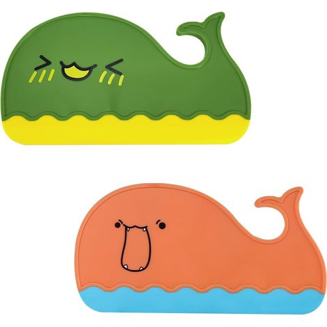 2 pièces Multi-Usage Raclette de Douche,Raclette Salle de Bain Raclette créative en Silicone raclette vitre , carrelage (1/5)