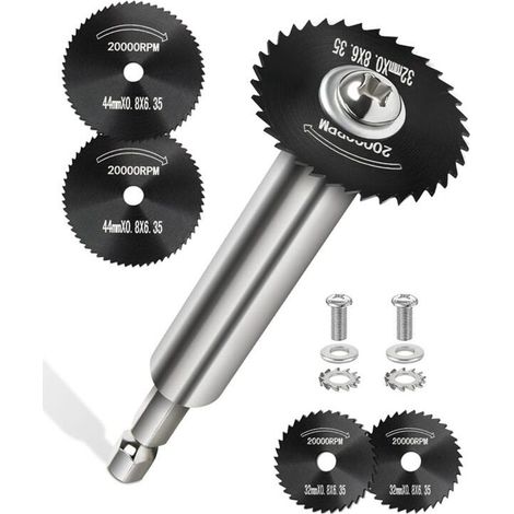 Coupe-tube intérieur pour PVC avec 5 lames de scie de rechange, tige hexagonale de 1/4 po, Impact Connect (1/4)