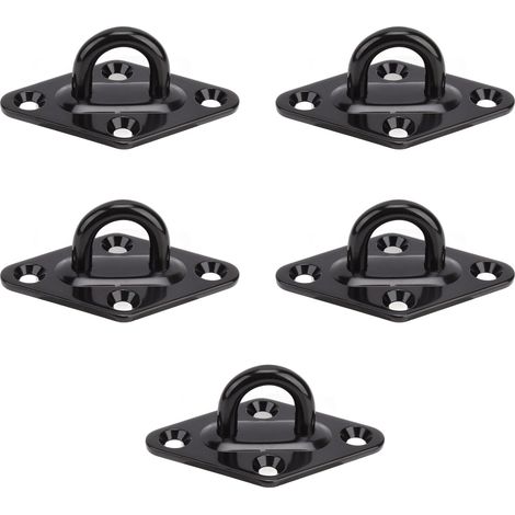 Set aus 5 dicken Edelstahlösen für Kronleuchter, Deckenventilatoren, Ballastsäcke und Hängeschaukeln (6 mm / 0,24 Zoll).