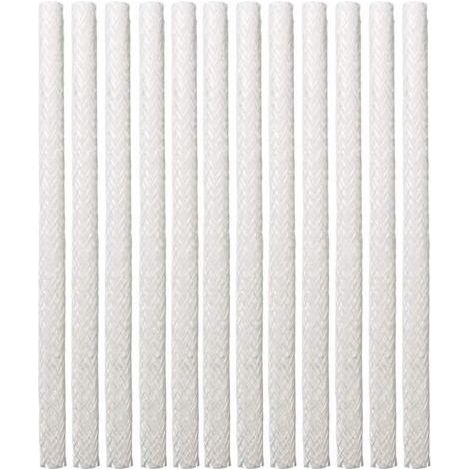 ALLIANDIS12PCS noyau d'huile, fibre de verre Tiki Wick torche de remplacement en fibre de verre Tiki pour extérieur Tiki patio éclairage lampe de jardin (1/5)