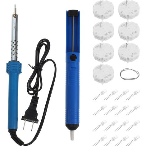 92Pièces Kit Réparation Instruments Auto Fer À Souder Et Lampes (1/2)