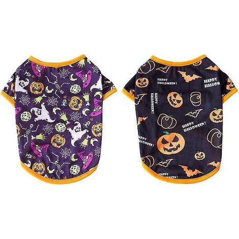 Ensemble de 2 vêtements de cosplay pour chien, pour décorations d'Halloween (1/3)