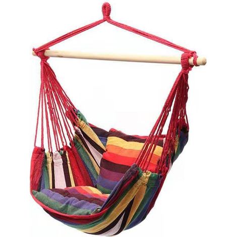 Hamac avec corde, balançoire, hamac pour chambres, balcons, cours, jardins (1/5)