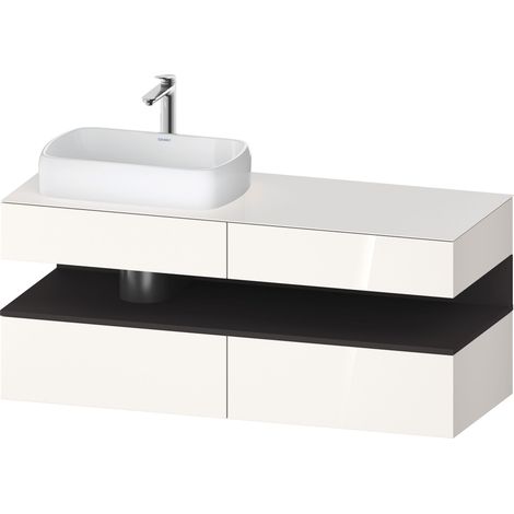 Duravit Collection One Meuble sous-vasque sur console, 2 tiroirs,