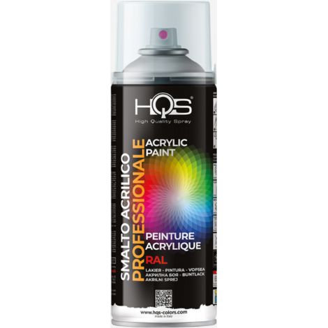 Vernis acrylique en aérosol, brillant transparent, 400 ml HQS (1/2)