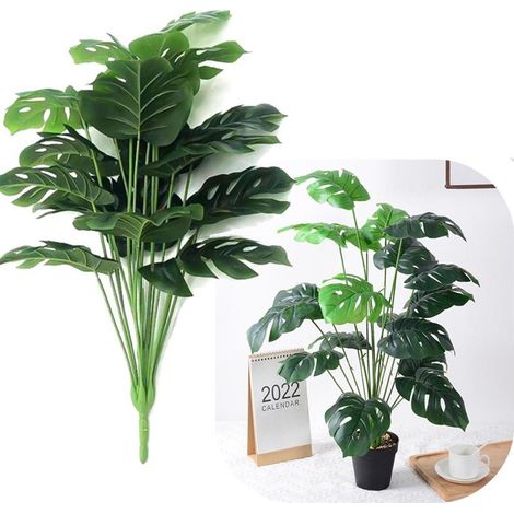 Planta Monstera Artificial en Maceta Decoración del Hogar 60 cm (1/5)