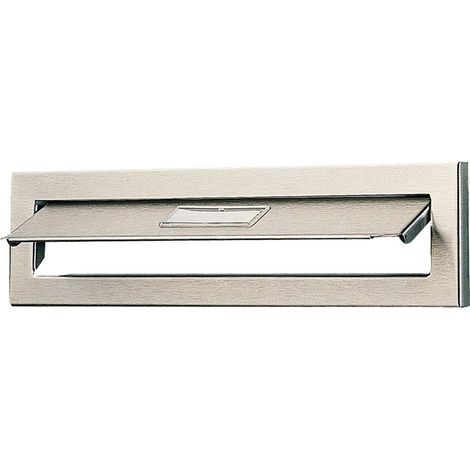 Ingresso Posta Inox Passaggio Posta 230 x 30 mm 265 x 67 x 8