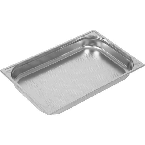 Bac Gastro Inox 18/10 Perforé 65 mm - GN 1/1 - Vogue (1/4)