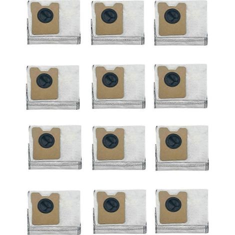 12 bolsas para polvo para aspiradora Eufy Omni C20. Accesorios diseñados para durar y funcionar bien. (1/4)