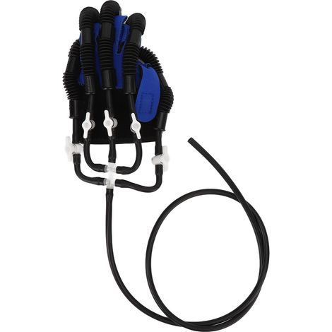 Gant de rechange pour robot de rééducation des doigts enfants, fibre résine, valve à gaz, entraîneur de doigts, main gauche, taille XS. (1/5)