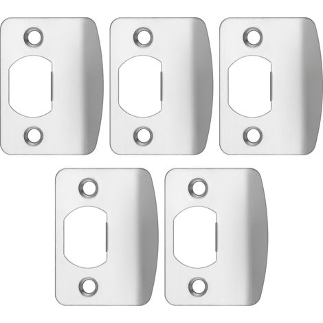 Lot de 5 loquets de porte en forme de D en acier inoxydable pour serrure de porte à mortaise (1/5)