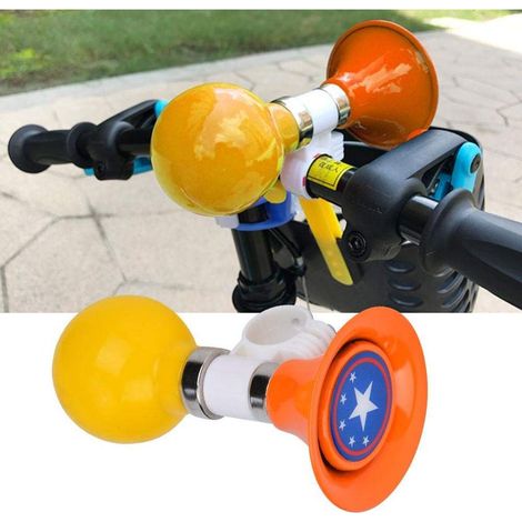 Fahrradhupe für Kinder, laute Warnklingel aus Metall und Gummi für Jungen und Mädchen (1/4)