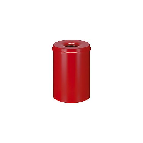 Papelera de seguridad acero autoextinguible capacidad 30 l
