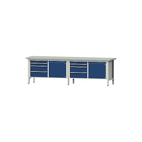 ANKE  Banco da lavoro con larghezza 2800 mm  struttura modulare