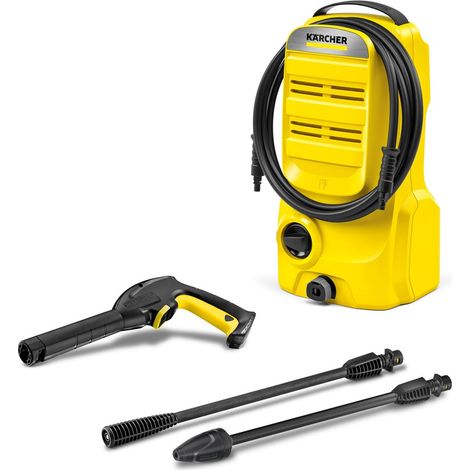 Kärcher – Nettoyeur haute pression électrique 1400W – Pression 110 bars – Débit 360 l/h – Longueur tuyau 3m – Pour nettoyage surfaces jusqu'à 20m²/h (1/8)
