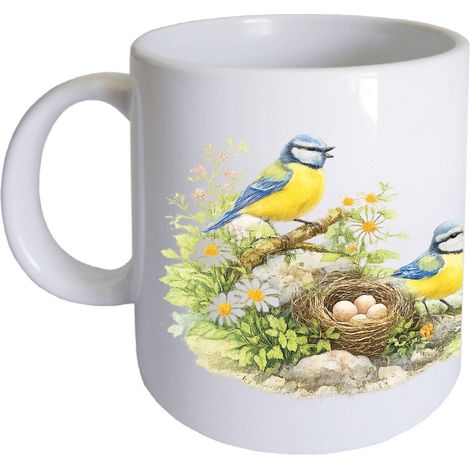 Mug en céramique petits oiseaux 35 cl CBKréation (1/2)