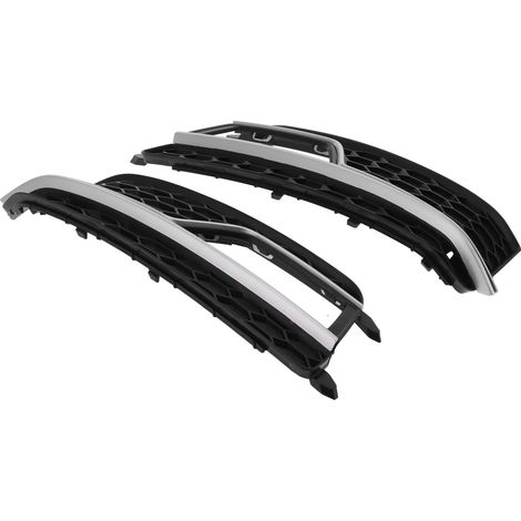 Unterer Frontstoßstangengrill, 2-teilig, 8T0 807 681 M/P, schwarzchrom, kompatibel mit Audi S5 2013-2016 (1/5)