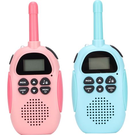 DJ100 Kinder-Walkie-Talkie, tragbares Zwei-Wege-Funkgerät mit Fernbedienung für Jungen und Mädchen (1/5)