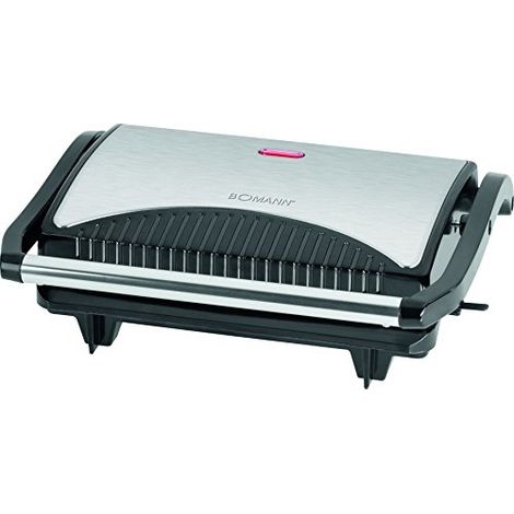 Parrilla carne Bomann MG2251CB negro 700 vatios acero