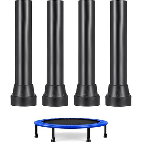 POPETPOP Juego de 4 patas de repuesto universales para trampolín con almohadillas de acero inoxidable (1/5)