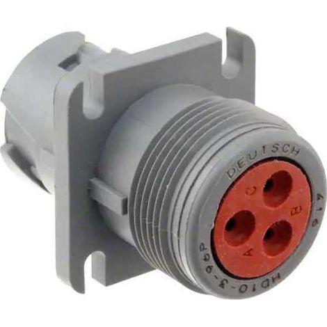 Connettore serie HD10 porta maschio 3 vie