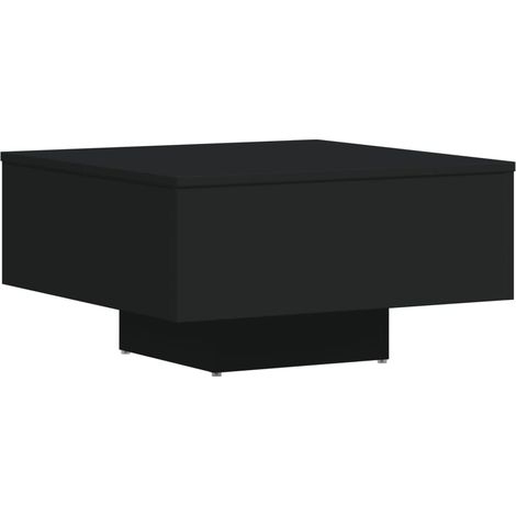 Maison Exclusive - Couchtisch Schwarz 60x60x31,5 cm Holzwerkstoff