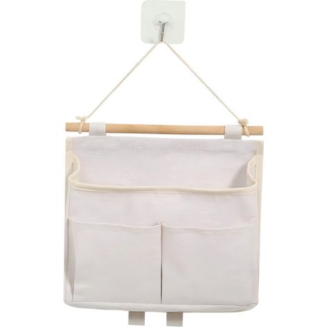Aufbewahrungstaschen,2 Stück,25 x 6 x 23 cm,Hängende Wandregale,Organizer & Aufbewahrungsgestell für Kleinteile (1/5)