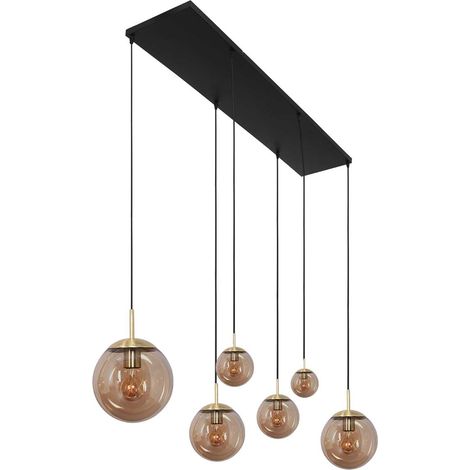 Steinhauer - hängeleuchte - Bollique LED - bernstein - glas (1/5)