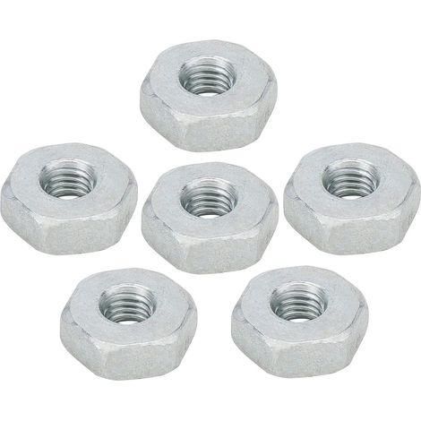 Juego de 6 tuercas para motosierra STIHL MS170 MS180 MS171 MS181 MS230 MS250 MS251 MS360 MS380 MS390 017 018 036 038 039 0000 955 0801 Tuerca universal (1/4)