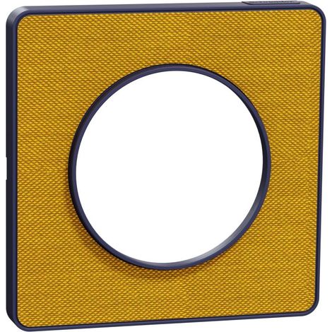SCHNEIDER ELECTRIC - ODACE TOUCH - PLAQUE DE FINITION KVADRAT 1 POSTE - OCRE/COB - S550802KY (1/3)