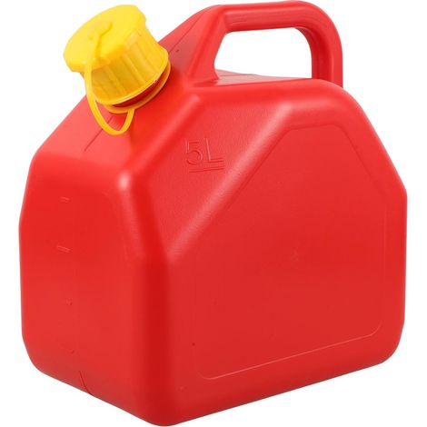 5l Réservoir D'essence Portable en Plastique Rouge pour Moto et Voiture (1/5)