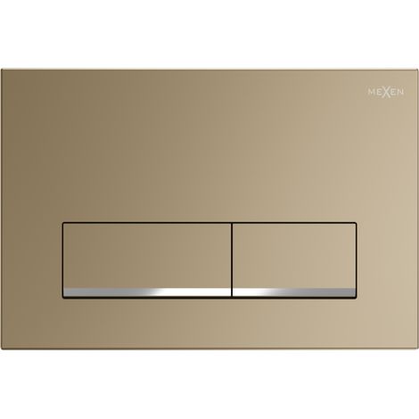 Mexen Fenix 12 pulsante di scarico, oro champagne - 601204 (1/4)