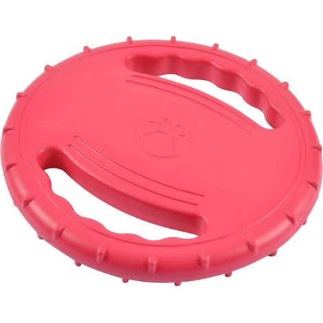 Frisbee rouge pour chien 20 cm (1/3)