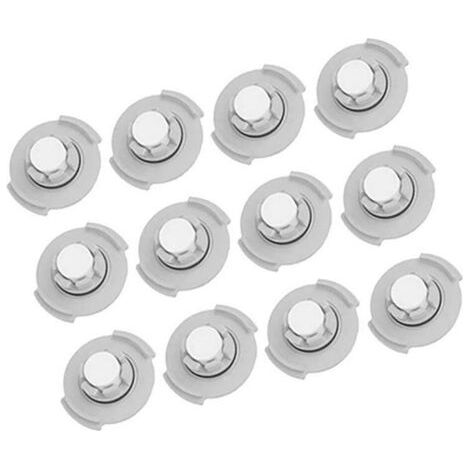 12-piece filter set for water tanks, compatible with Xiaomi Roborock S6, S6 Pure, S6 Max, S5, E5, E4, E35, E25, E20, grey--DTEKGAZ