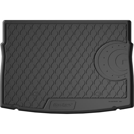 Vasca baule su misura in gomma sintetica - compatibile per Volkswagen Golf VII 3p (11/1212/19) baule alto - Volkswagen Golf VII 5p (11/1212/19) baule alto