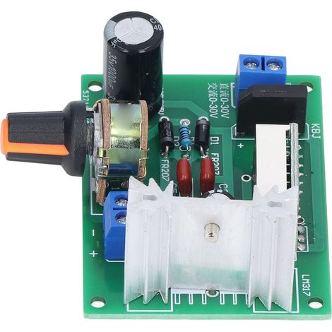 Module régulateur de tension ajustable 0-30V vers 1,25V-28V, convertisseur stabilisé PCB, alimentation DC (1/5)