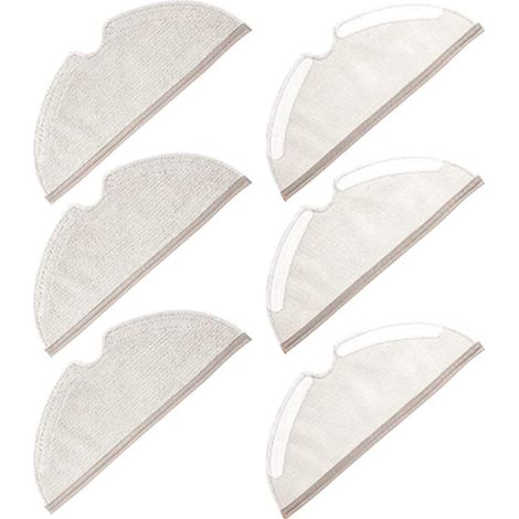 Reinigungstücher für Xiaomi Roborock, Ersatz-Reinigungstücher, 6 Stück (1/4)