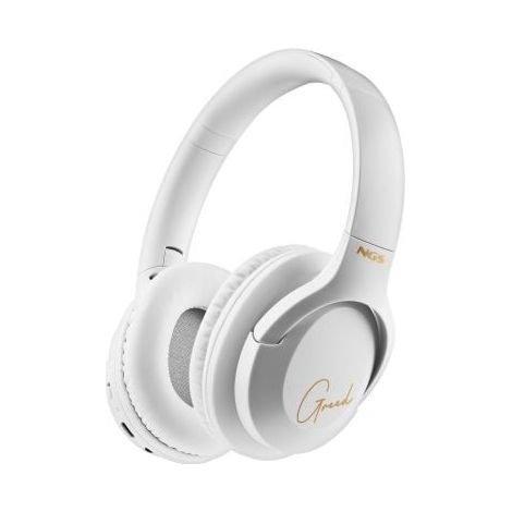 Bluetooth-Kopfhörer - NGS - ARTICA GREED WHITE - Bluetooth 5.1 - Akkulaufzeit 10 Stunden - Integriertes Mikrofon