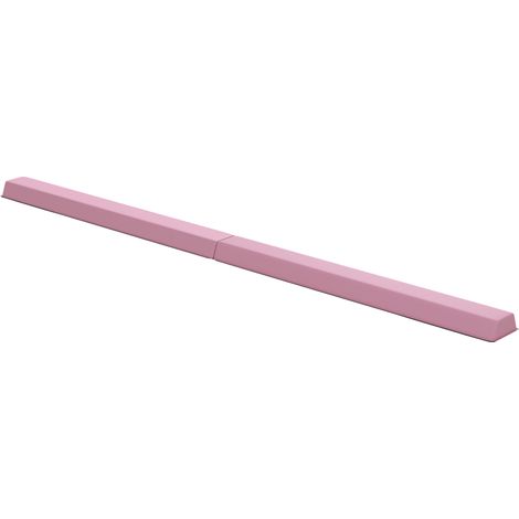 Viga de equilibrio plegable de 236 cm, antideslizante, rosa, hasta 80 kg (1/5)