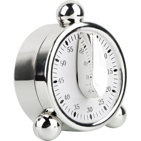Minuteur Mécanique - 60 Minutes - Pour Cuisine Boulangerie Maison Bureau - 1 Pièce (1/5)
