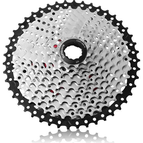 1 Pignon de vélo,acier argenté,dents précises,résistant à l'usure,pour transmission fluide (1/5)