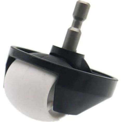 Vorderrad für Roomba 500/600/700/800 Serie Saugroboter – Kunststoff & Metall, Schwarz/Weiß (1 Stück)