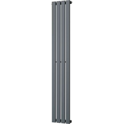 Typhoon - Anthracite Vertical Radiator H1600mm x W272mm Single Panel (1/3)