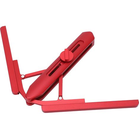 Rote Gehrungssäge, klappbarer Winkelmesser, korrosionsbeständiger 180°-Winkelmesser, wasserdicht, Präzisionsmesswerkzeug (1/5)