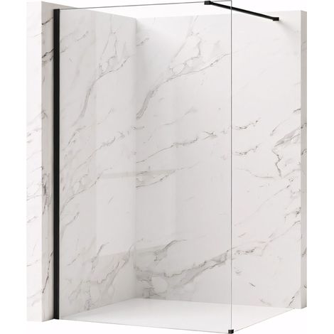 PARETE DOCCIA FISSA REA FLEXI 120 BLACK (1/4)