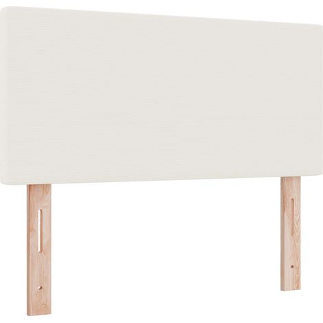Maison Exclusive - Testiera LED con strisce LED Crema 100 cm Tessuto in Cords (1/5)